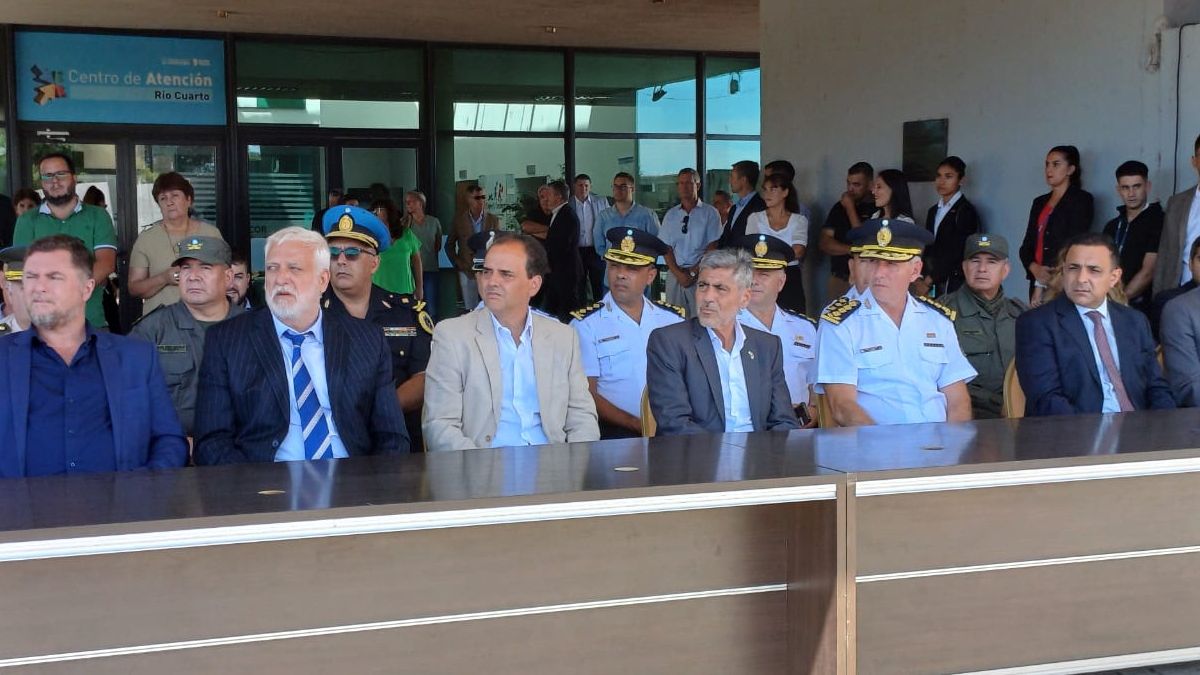 Acto de apertura del Operativo de Seguridad Provincial Interfuerzas. Foto: Andrés Oviedo.