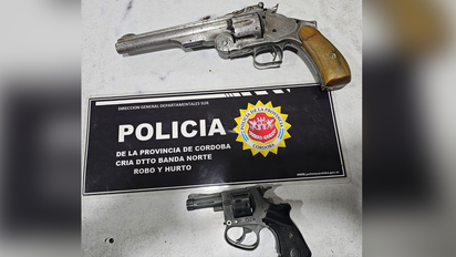 Banda Norte: Dos detenidos por portación de armas en la vía pública