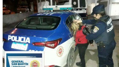 La detuvieron por desobediencia a la autoridad