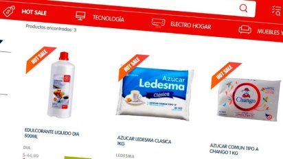 Mercado Libre reveló que el azúcar fue el producto más vendido en Hot Sale
