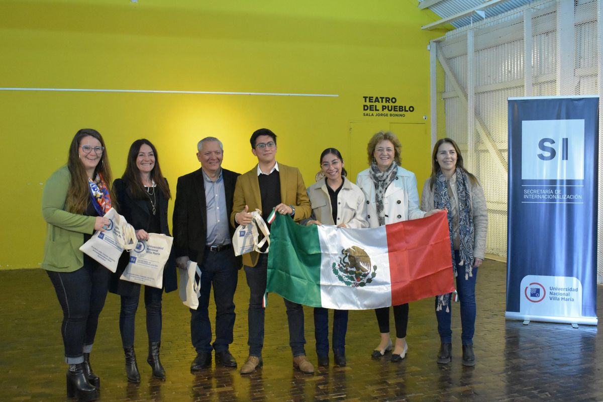 México trajo a la UNVM tres estudiantes.