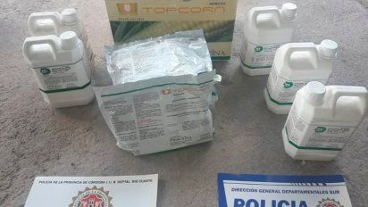 Recuperaron en Río Cuarto insumos robados en San Basilio