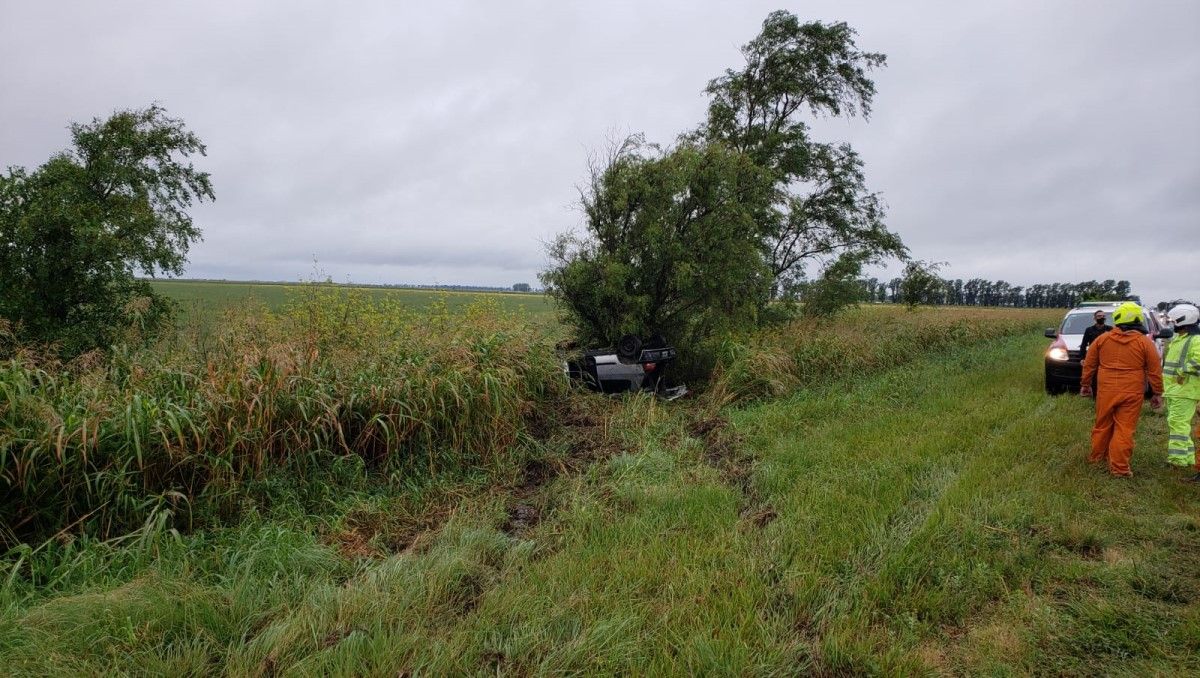El accidente ocurrió en la mañana de este sábado en Ruta 35