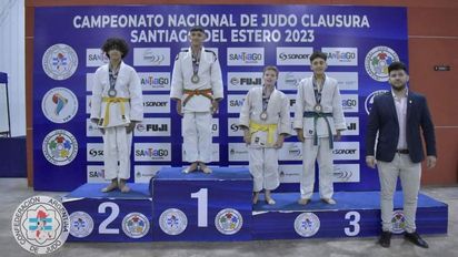 Gerónimo Avaro se subió al podio en el Campeonato Argentino