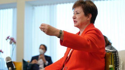 Georgieva dijo que la misión del FMI no viene