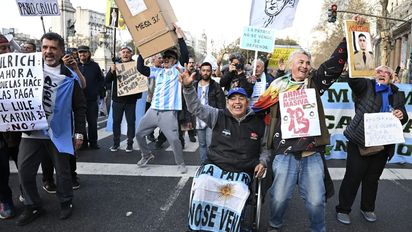 Nuevos incidentes en el Congreso durante la marcha de los jubilados