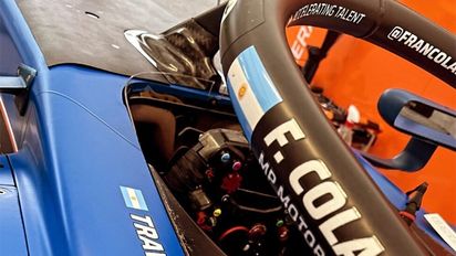 Franco Colapinto llega a Imola para continuar con su primera temporada en la FIA Fórmula 2