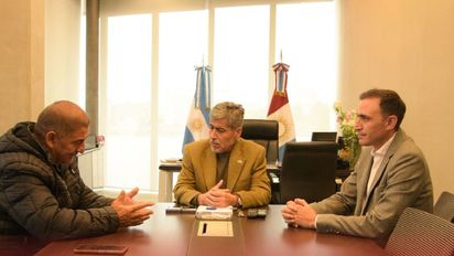El ministro de Seguridad de la Provincia recibió al padre de Jesús Buffarini