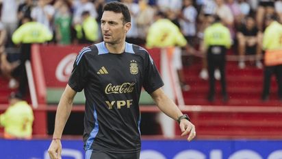 La Selección Argentina se entrena con la mente puesta en Brasil y Scaloni mantiene una duda