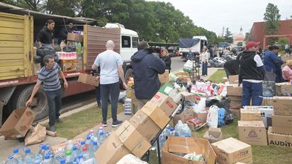 Córdoba Solidaria: más de 60 mil kilos de donaciones partieron hacia Bahía Blanca