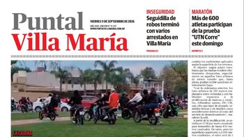 Accedé a la edición impresa de Diario Puntal Villa María