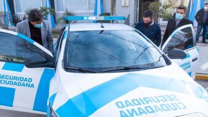 Entregaron nuevos móviles de seguridad ciudadana para el sur provincial