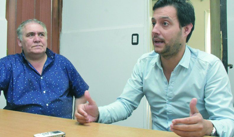 Ignacio Tagni estuvo en la redacción de este diario junto a Sergio “Cacho” Aguilar, primer candidato al Tribunal de Cuentas.