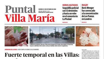 Accedé a la edición impresa de Diario Puntal Villa María
