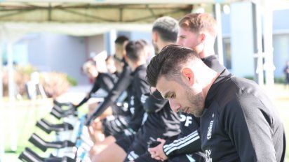 Tranquilidad en la selección argentina