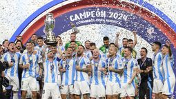 La Selección argentina fue la última campeona de América, en Estados Unidos.