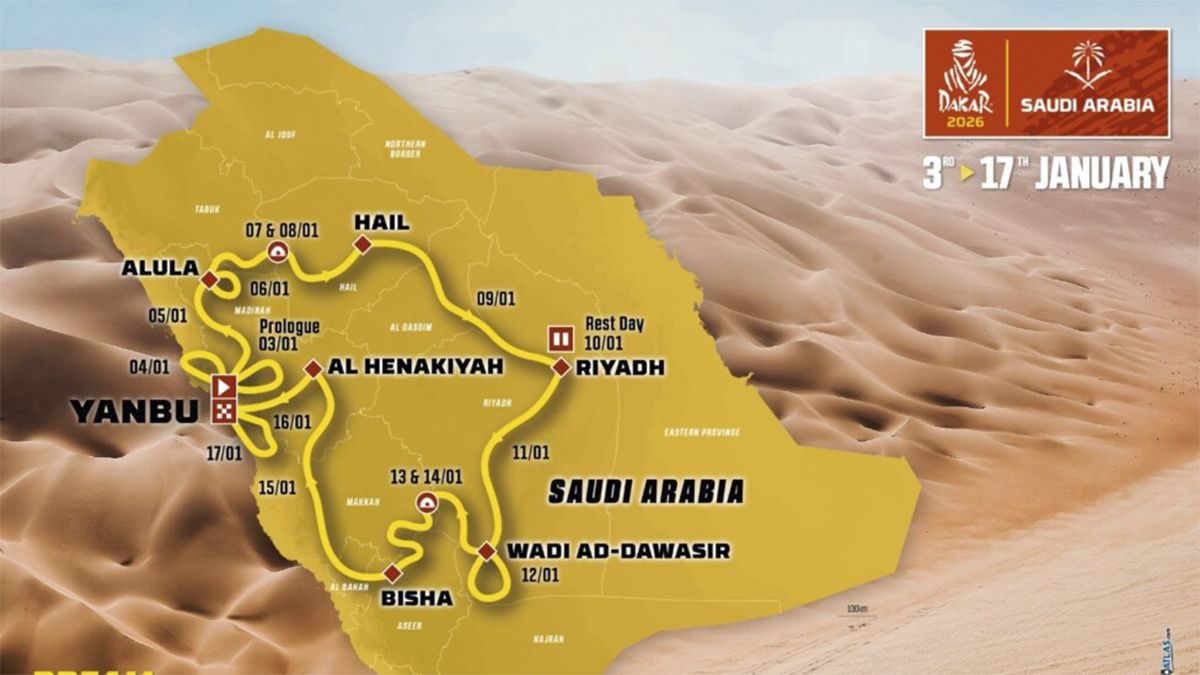 Se presentó el recorrido del Dakar 2026&nbsp;