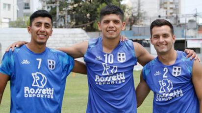 Tres que regresan a Atenas: Facundo Quiroga,  Juani Barrera y Nicolas Castro