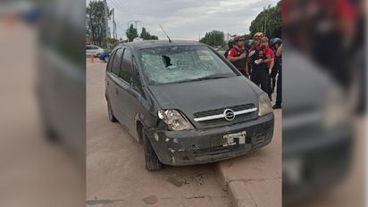 Un ciclista resultó herido tras un choque con un auto