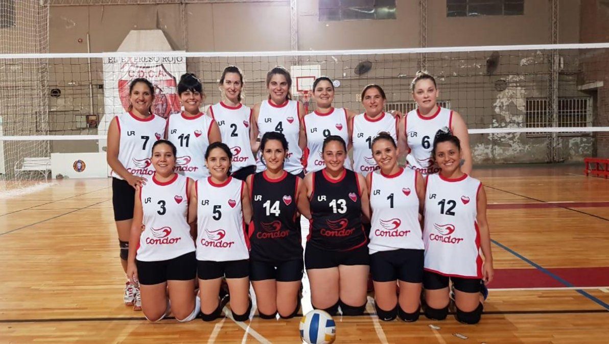 Las jugadoras de Central Argentino en tiempos de competencia.