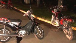 Choque de motos terminó con una mujer fracturada