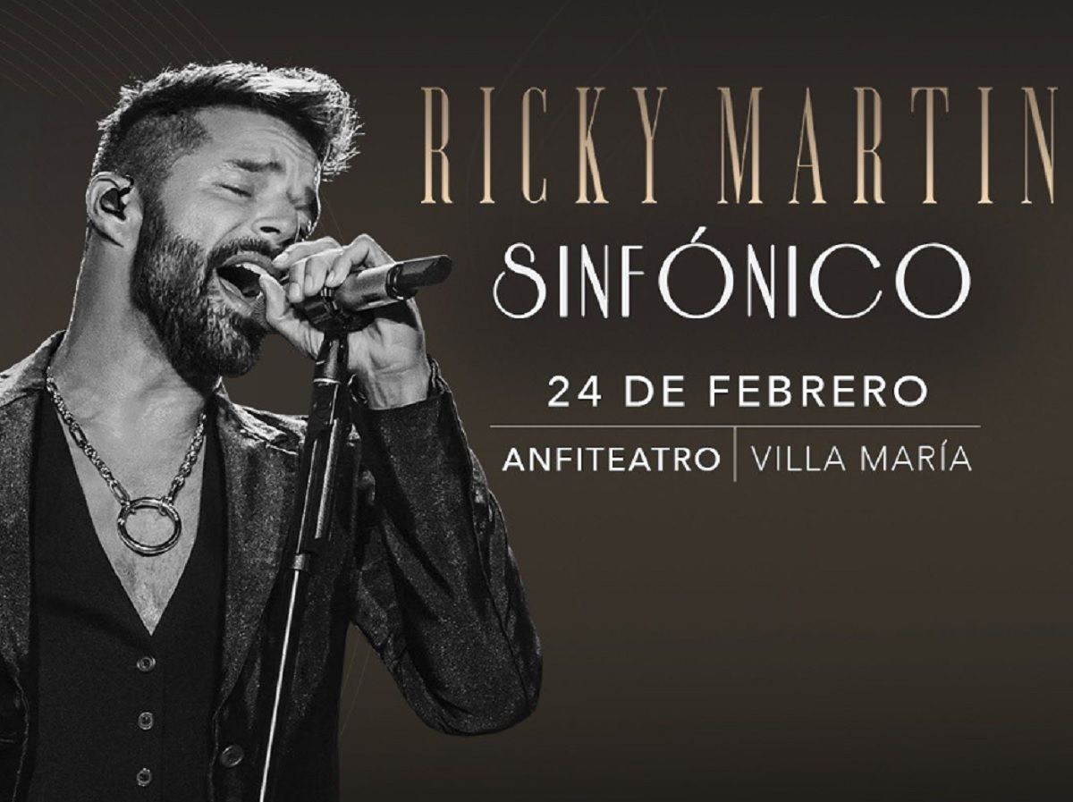 Ricky Martin suma una fecha y se presenta el 23 de febrero en el Anfiteatro