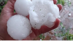 granizo en cordoba: calamuchita y morteros, entre las zonas afectadas por la tormenta