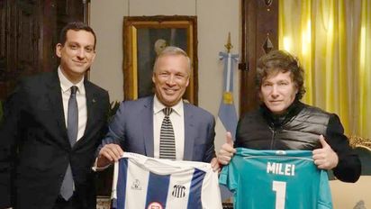 Javier Milei recibió al titular de Talleres Andrés Fassi para hablar del fútbol argentino
