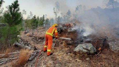 Disponen un bono de $10 mil para brigadistas que combaten incendios