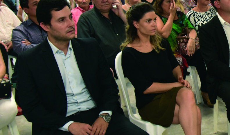 Ignacio Tagni y Justina Pucci. Concejales de Villa Nueva.