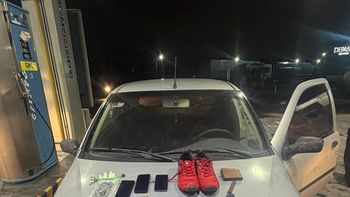 Una mujer y dos hombres fueron detenidos tras robar cerca del paraje Espinillos