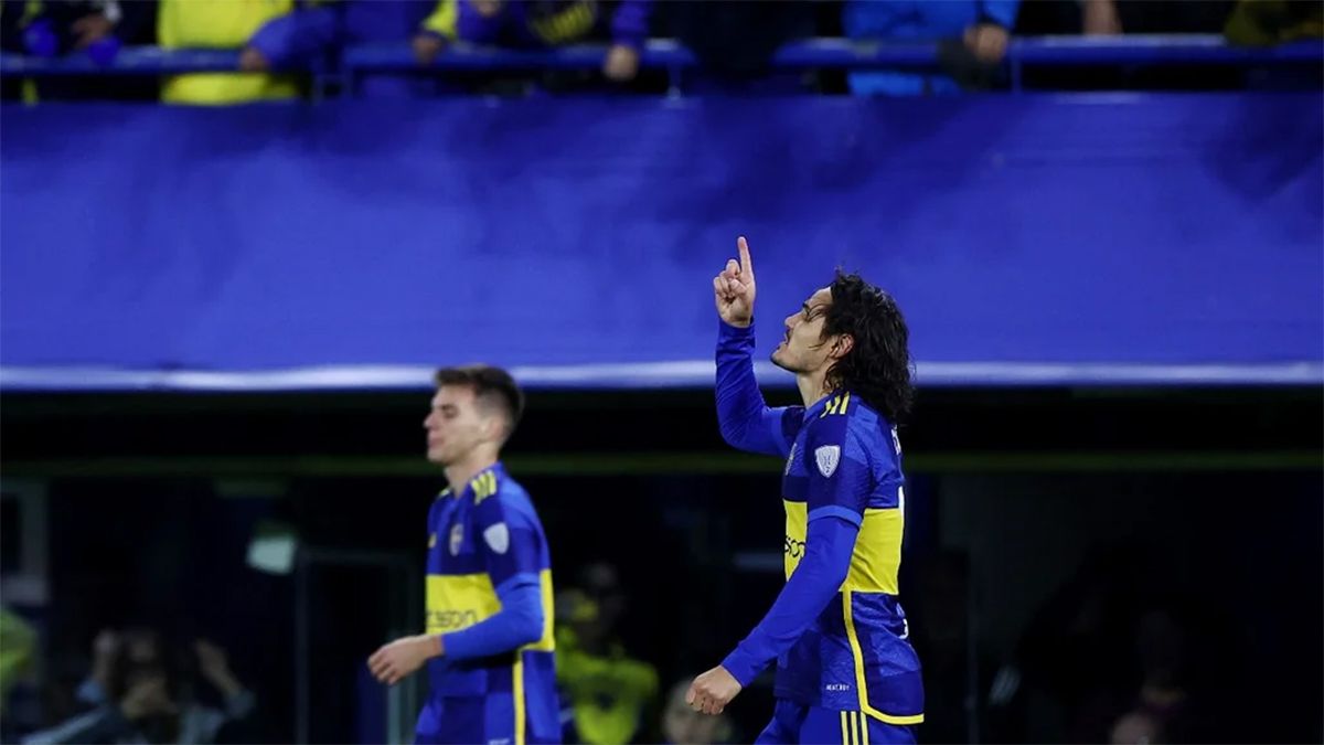Boca empató de local con Fortaleza 1 a 1 con gol de Edinson Cavani