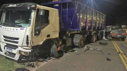 Se rozaron de frente y un conductor de Charras fue hospitalizado