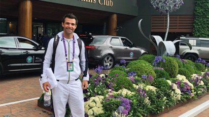 De Wimbledon a Tokio: el villamariense Germán Gaich entrena al tenista italiano Fabio Fognini