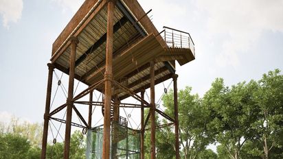 Presupuesto participativo: empezó la restauración del tanque del Andino