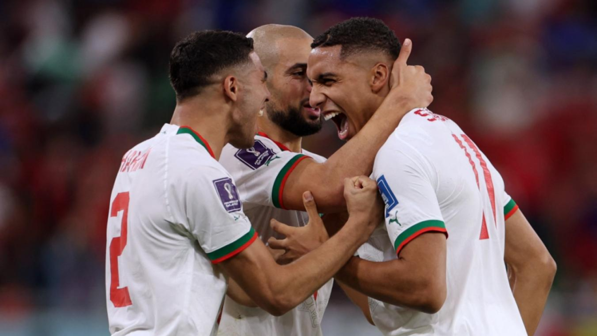 Marruecos venció a Bélgica y es líder de su zona