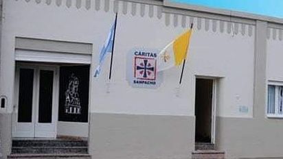 Cáritas Sampacho lanzó su novena colecta de útiles escolares