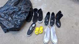 detuvieron a un hombre y secuestraron 16 pares de zapatillas