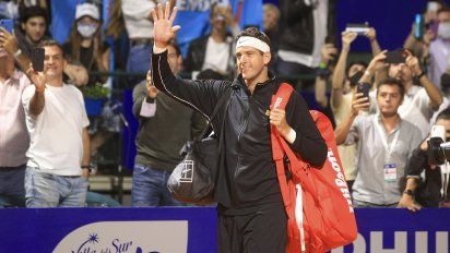 Juan Martín del Potro regresó en una noche emocionante en el Argentina Open