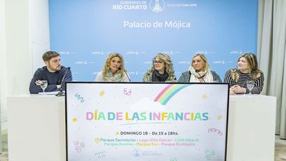 El Día de las Infancias se festejará a lo grande en seis puntos de la ciudad