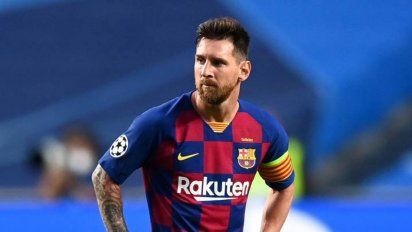Messi entrenó en el día libre del plantel