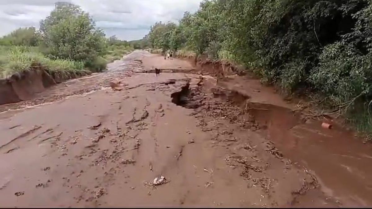El temporal dejó graves consecuencias en la zona rural de Santa Flora
