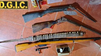 Laboulaye: secuestraron seis armas y municiones en un allanamiento por violencia familiar