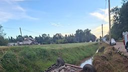 vuelco en las higueras: un joven resulto con heridas leves