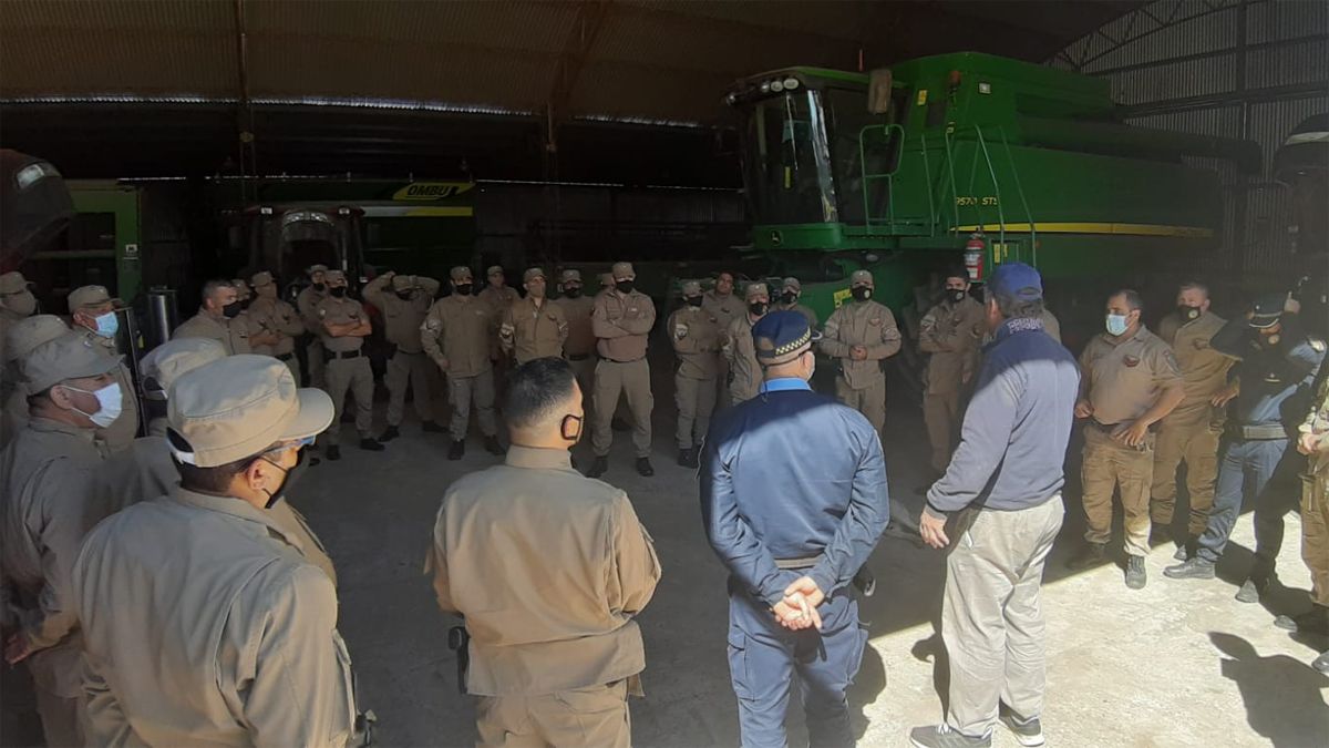 Personal de la Patrulla Rural Sur fue capacitado en Suco.