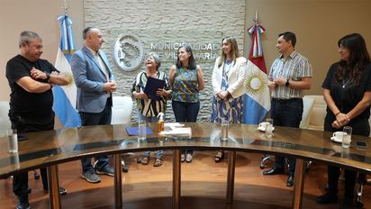 Instituciones locales recibieron parte de lo recaudado por el estacionamiento medido