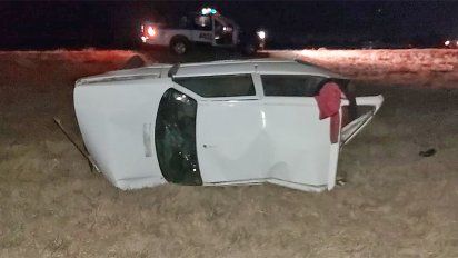 Una niña de Las Acequias herida en un accidente en ruta 8