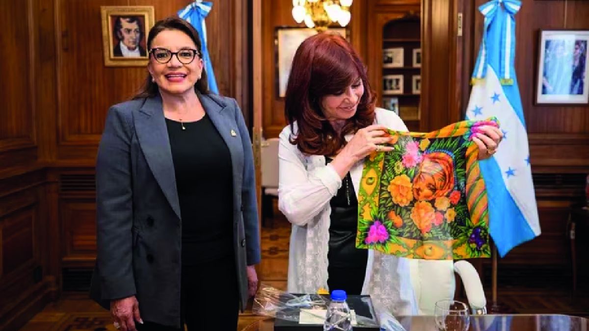 Cristina Kirchner recibió a la presidenta de Honduras, Xiomara Castro