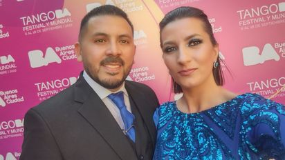De ensayar en el garaje de su casa a bailar por la final del Mundial de Tango