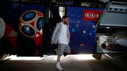 Argentina arribó al estadio
